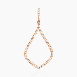 Diamond Petal Pendant | Rose Gold