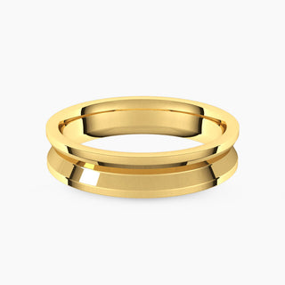 Classic Band Reverse Knife |  Yellow Gold