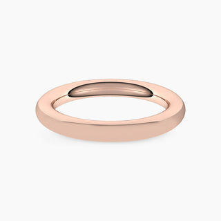 Classic Full Round Band | Rose Gold