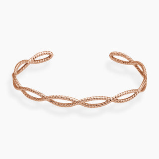 Rope Cuff | Rose Gold