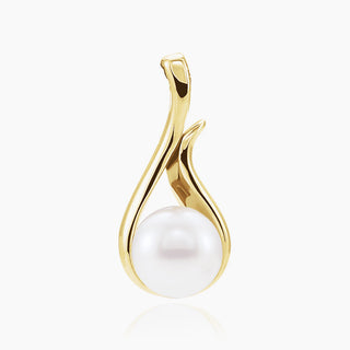 Freshwater Pearl Pendant | Yellow Gold