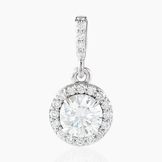 Crown of Light Diamond Pendant | White Gold