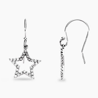 Diamond Star Earrings