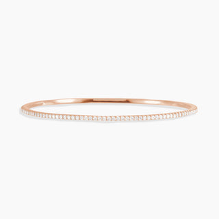 Diamond Bangle | Rose Gold