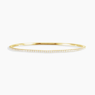 Diamond Bangle | Yellow Gold