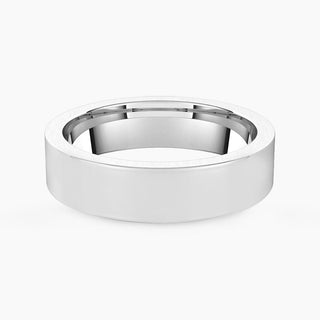 Classic Flat Band | White Gold