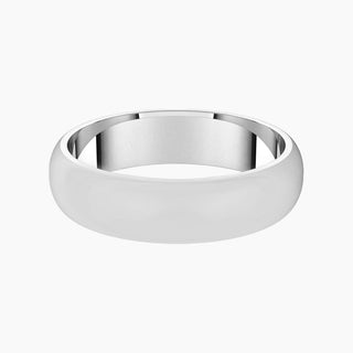 Classic Half Round Band | Platinum