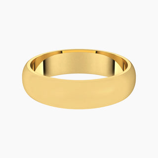 Classic Half Round Band | Yellow Gold