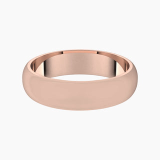 Classic Half Round Band | Rose Gold