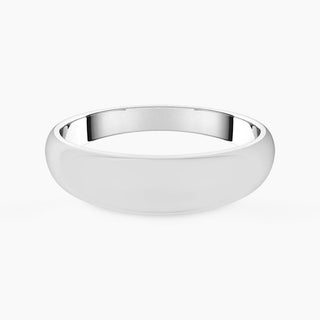 Classic Band Round Tapered | Platinum