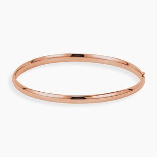 Hinged Bangle Bracelet | Rose Gold