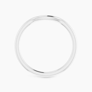 Contour Wedding Band | Platinum