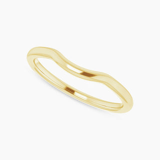 Contour Wedding Band | Yellow Gold