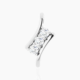 Ternary Diamonds Pendant | White Gold