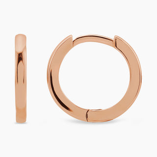 Small Hoops Earrings | Rose Gold