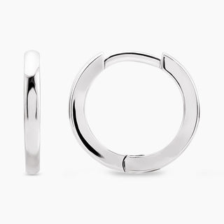 Small Hoops Earrings | Platinum