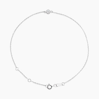 Solitaire Diamond Bracelet | White Gold