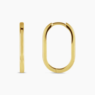 Huggie Hoop Earrings | Yellow Gold