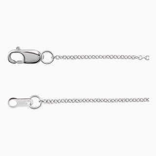 Cable Chain | White Gold