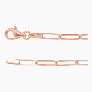 Paperclip Chain | Rose Gold