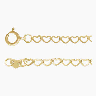 Heart Chain | Yellow Gold