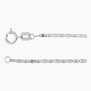 Mirror Chain | White Gold