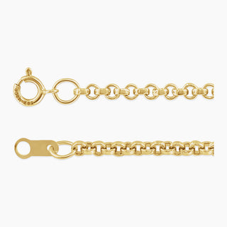 2.00mm Rolo Chain | Yellow Gold